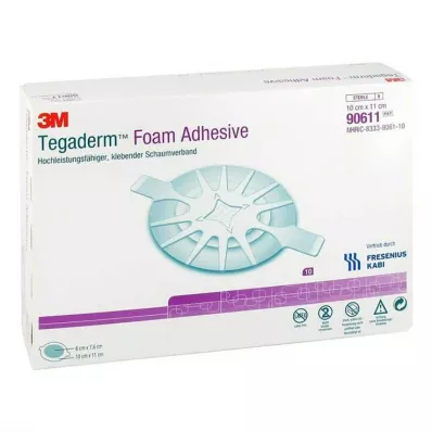 TEGADERM Foam Adhesive FK 10x11 cm oval 90611, 10 pcs TEGADERM Foam Adhesive FK 10x11 cm oval 90611, 10 pcs