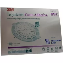 TEGADERM Foam Adhesive FK 19x22.2 cm oval 90616, 5 pcs