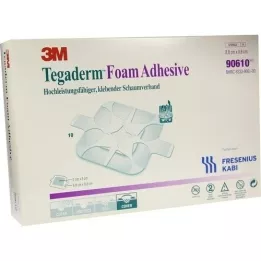 TEGADERM Foam Adhesive FK 8.8x8.8 cm 90610, 10 pcs