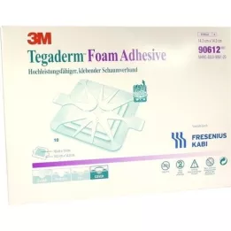 TEGADERM Foam Adhesive FK 14.3x14.3 cm 90612, 10 pcs