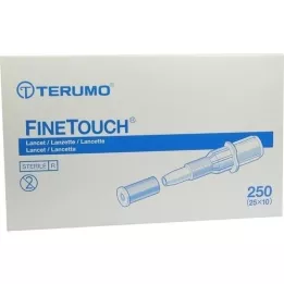 TERUMO FineTouch single-use lancets, 250 pcs