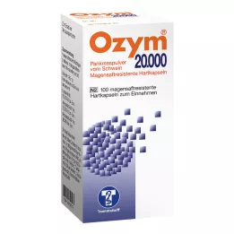 Ozym® 20,000 gastro-resistant hard capsules, 100 count