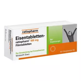 EISENTABLETTEN-ratiopharm 100 mg film-coated tablets, 50 pcs