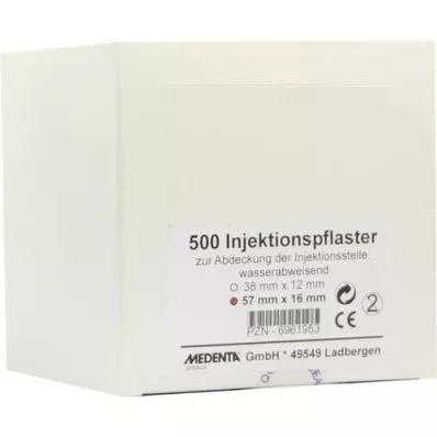 INJEKTIONSPFLASTER 16x57 mm, 500 pcs