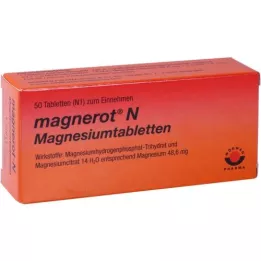 MAGNEROT N Magnesium tablets, 50 pcs