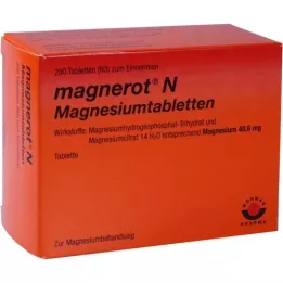 MAGNEROT N Magnesium tablets, 200 pcs