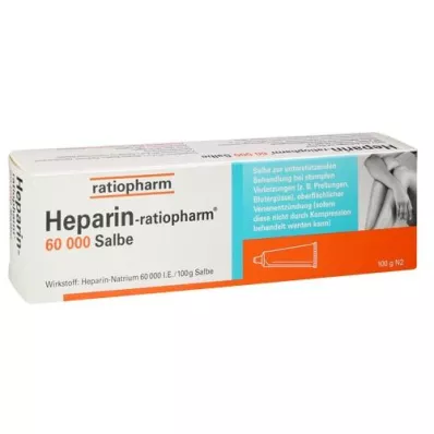 HEPARIN-RATIOPHARM 60,000 Ointment, 100 g