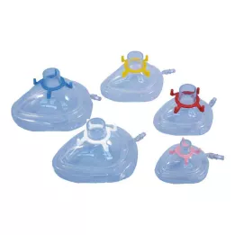 Ventilation mask once with valve size 1, 1 piece