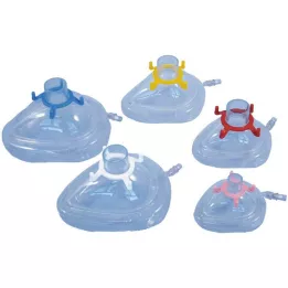 Ventilation mask once with valve size 0, 1 piece