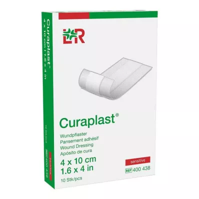Curaplast sensitive wound dressing bandage 4x10cm, 10 pcs Curaplast sensitive wound dressing bandage 4x10cm, 10 pcs
