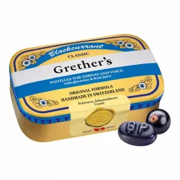 GRETHERS Blackcurrant Gold zh.Past.tin, 110 g