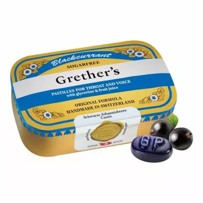 Grethers Blackcurrant sugar-free, 110 g Grethers Blackcurrant sugar-free, 110 g
