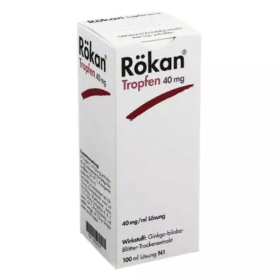 Rökan drops 40 mg, 100 ml Rökan drops 40 mg, 100 ml