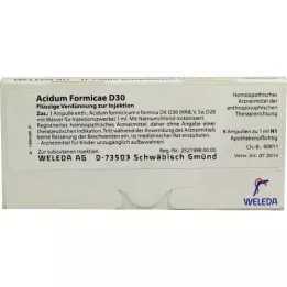 ACIDUM FORMICAE D 30 ampoules, 8 pcs