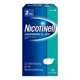 NICOTINELL Lozenges 2 mg Mint, 36 pcs