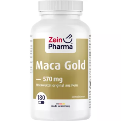MACA GOLD vegetarian capsules plus zinc+vit.C, 180 pcs