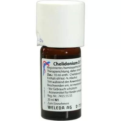 CHELIDONIUM D 1 dilution, 20 ml