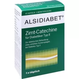 ALSIDIABET Cinnamon Catechins for Diab. type II Capsules, 60 pcs