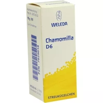 CHAMOMILLA D 6 globules, 10 g