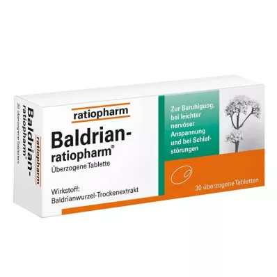 BALDRIAN-RATIOPHARM Coated tablets, 30 pcs