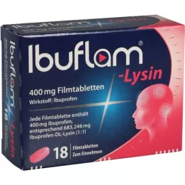 IBUFLAM-Lysine 400 mg film-coated tablets, 18 pcs