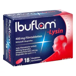 IBUFLAM-Lysine 400 mg film-coated tablets, 18 pcs