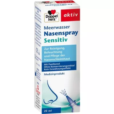 DOPPELHERZ Seawater nasal spray with panthenol, 20 ml