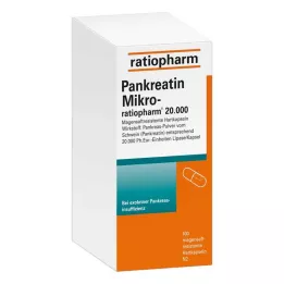 PANKREATIN Micro-ratio.20.000 enteric-coated hard capsules, 100 pcs