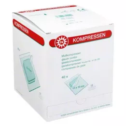 Gauze compresses 10x10cm 12-fa, 40X2 pcs