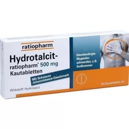 HYDROTALCIT-ratiopharm 500 mg chewable tablets, 20 pcs