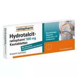 HYDROTALCIT-ratiopharm 500 mg chewable tablets, 20 pcs