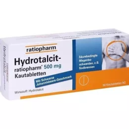HYDROTALCIT-ratiopharm 500 mg chewable tablets, 50 pcs