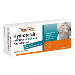 HYDROTALCIT-ratiopharm 500 mg chewable tablets, 50 pcs