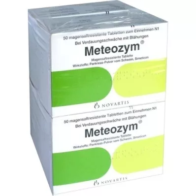 METEOZYM Film-coated tablets, 200 pcs