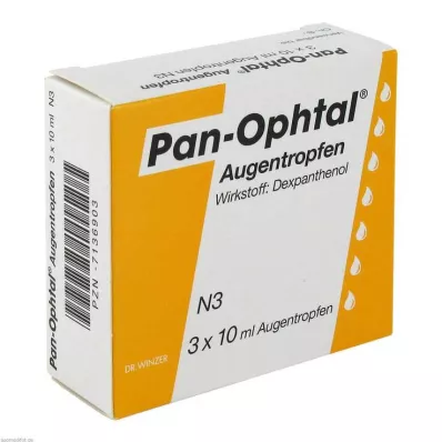 Pan Ophthalm eye drops, 3x10 ml
