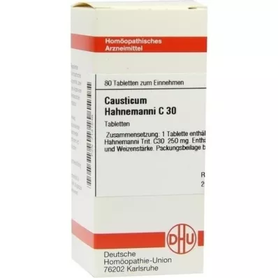 CAUSTICUM HAHNEMANNI C 30 tablets, 80 pc