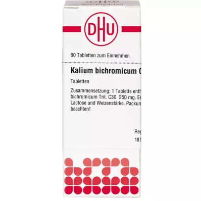 KALIUM BICHROMICUM C 30 tablets, 80 pc