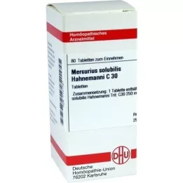 MERCURIUS SOLUBILIS Hahnemanni C 30 Tablets, 80 pcs