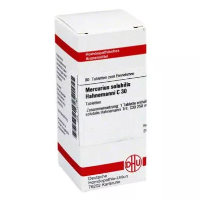 DHU Mercurius solubilis C 30 tablet, 80 pcs DHU Mercurius solubilis C 30 tablet, 80 pcs