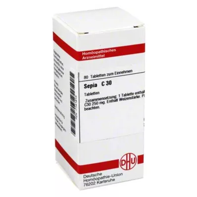 SEPIA C 30 tablets, 80 pc