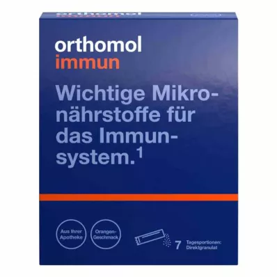 ORTHOMOL Immune Direct Granules Orange, 7 pcs