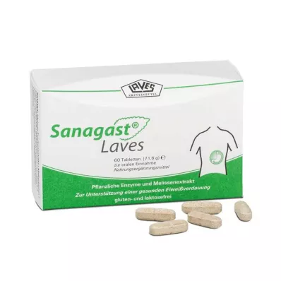 SANAGAST Laves tablets, 60 pc SANAGAST Laves tablets, 60 pc