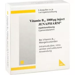 VITAMIN B12 1,000 μg Inject Jenapharm Ampoules, 5 pcs