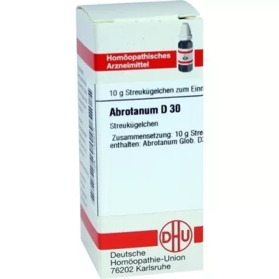 ABROTANUM D 30 globules, 10 g