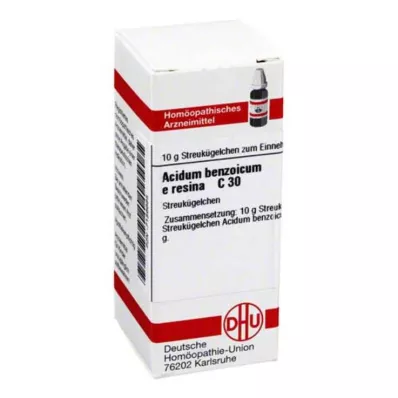 DHU Acidum benzoicum e res.C 30, 10g DHU Acidum benzoicum e res.C 30, 10g