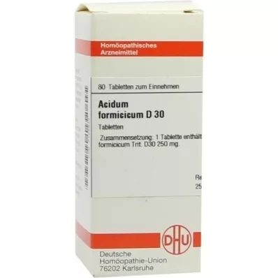 ACIDUM FORMICICUM D 30 tablets, 80 pc