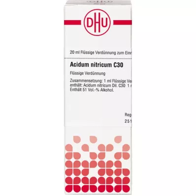 ACIDUM NITRICUM C 30 dilution, 20 ml