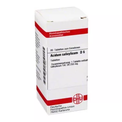 ACIDUM SALICYLICUM D 6 tablets, 80 pc ACIDUM SALICYLICUM D 6 tablets, 80 pc