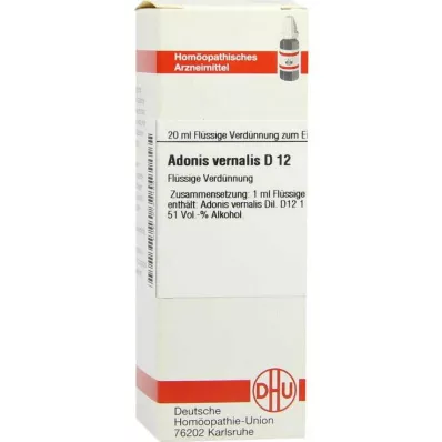 ADONIS VERNALIS D 12 Dilution, 20 ml ADONIS VERNALIS D 12 Dilution, 20 ml
