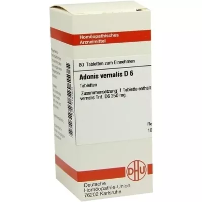 ADONIS VERNALIS D 6 tablets, 80 pc